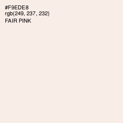 #F9EDE8 - Fair Pink Color Image